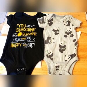 2 Onezies size 3 months old